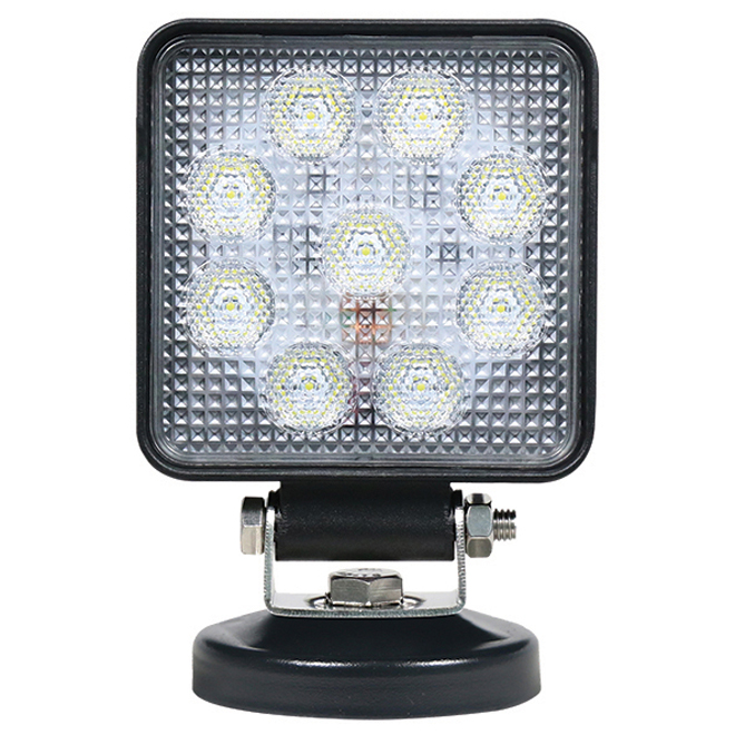 Magnetic Mount Square Work Lamp w/ Cigar Plug