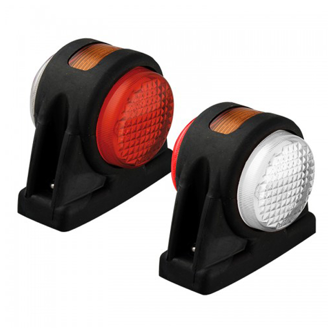 Rubber Marker Lamp With Side Marker - Twin Pack