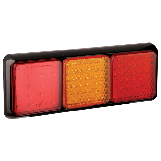 100 Series - Triple Combination Lamp - Black