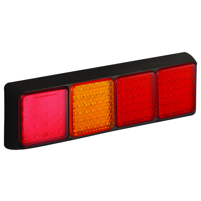 100 Series - Quad Combination Lamp - Black