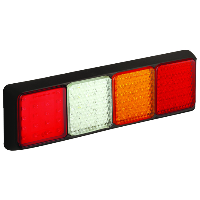 100 Series - Quad Combination Lamp - Black