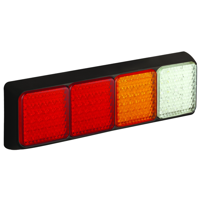 100 Series - Quad Combination Lamp - Black