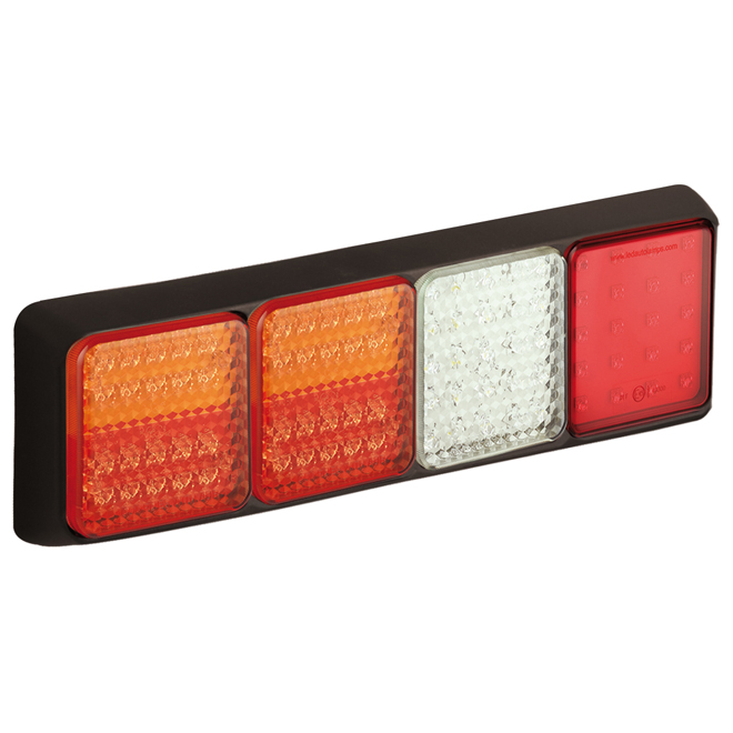 100 Series - Quad Combination Lamp - Black