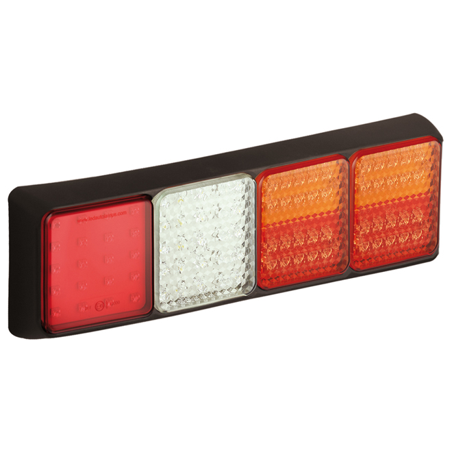 100 Series - Quad Combination Lamp - Black