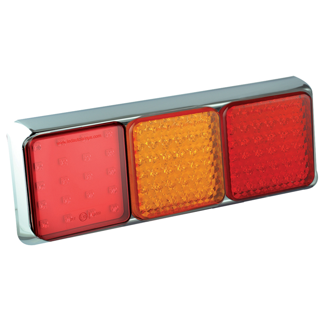 100 Series - Triple Combination Lamp - Chrome