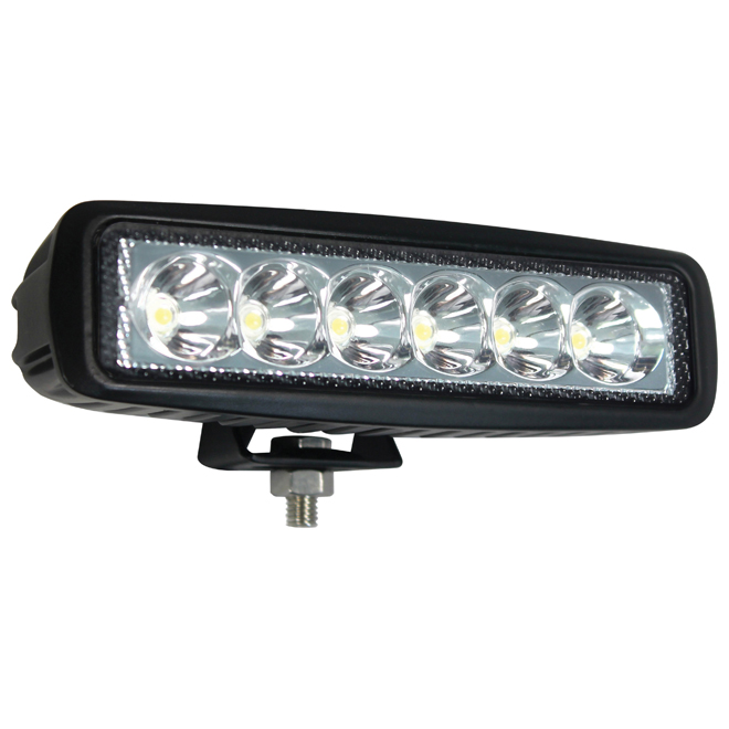 Rectangular 6 x 3W LEDs Work Lamp