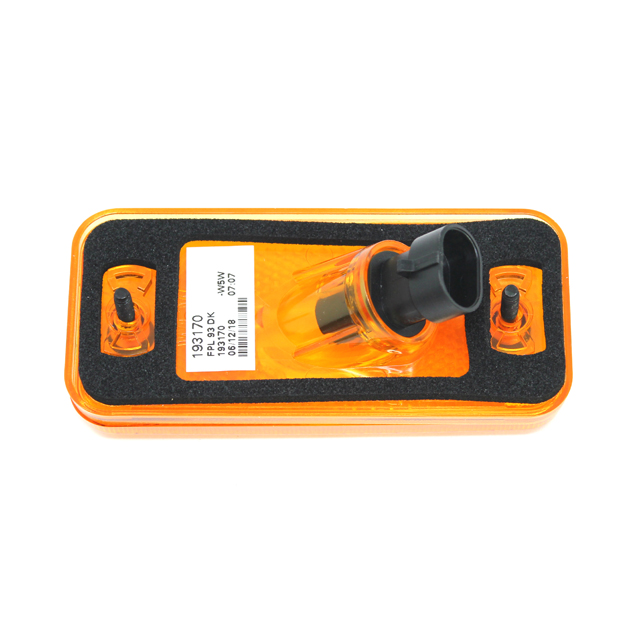 193170 AMBER MARKER LAMP 45 DEGREE SUPERSEAL CONNECTOR