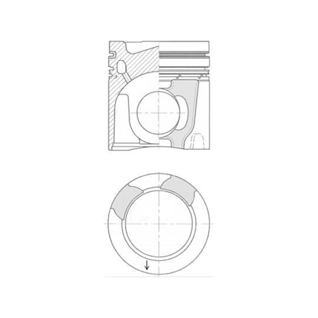 PISTON ASSY STD TO SUIT VOLVO