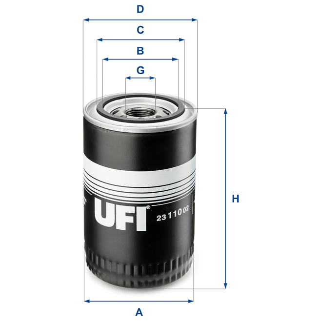 23-110-02 UFI OIL FILTER 23 110 02