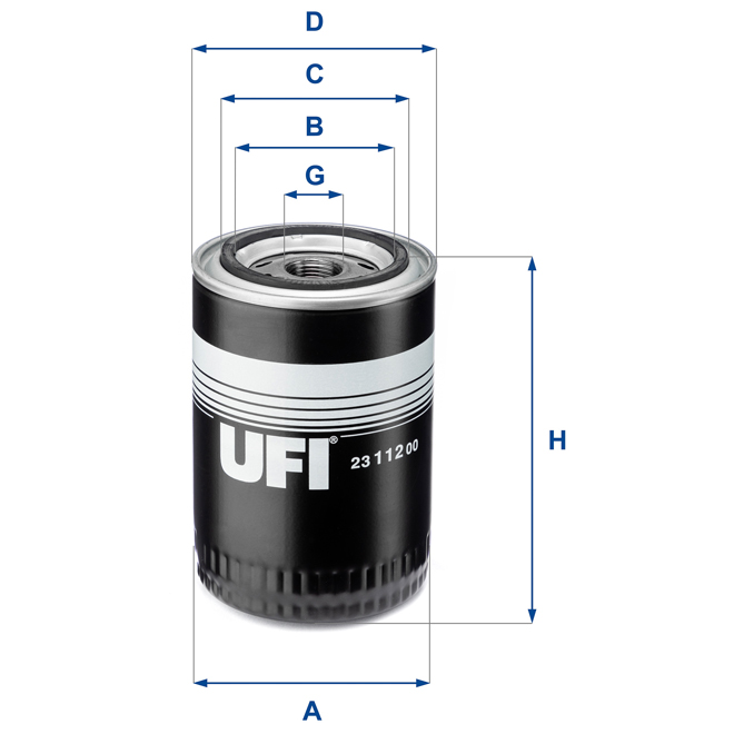 23-112-00 UFI OIL FILTER 23 112 00