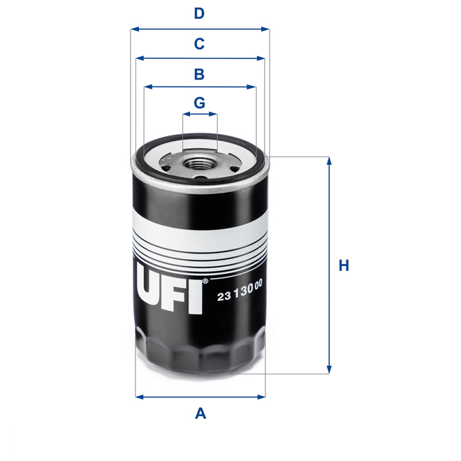 23-130-00 UFI OIL SPIN-ON FILTER