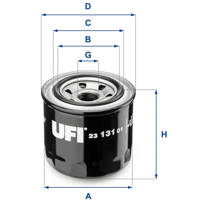 23-131-01 UFI OIL SPIN-ON FILTER