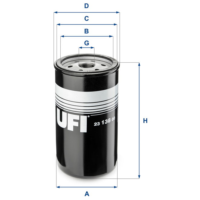 23-138-00 UFI OIL SPIN-ON FILTER