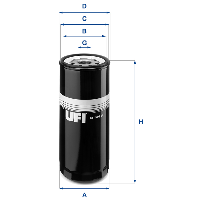 23-144-02 UFI OIL FILTER LONG LIFE 23 144 02