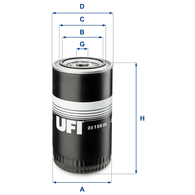 23-156-00 UFI OIL FILTER 23 156 00