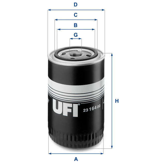 23-164-00 UFI OIL FILTER 23 164 00