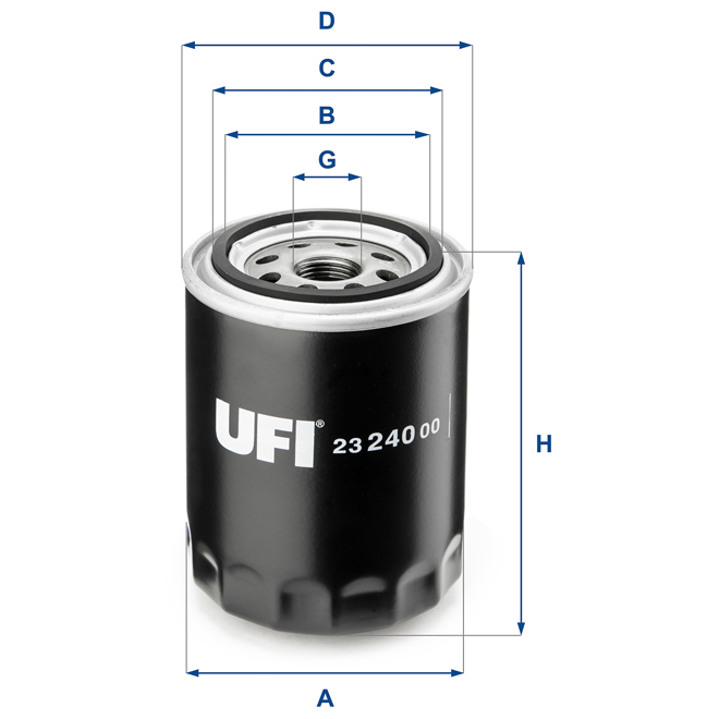 23-240-00 UFI OIL SPIN-ON FILTER