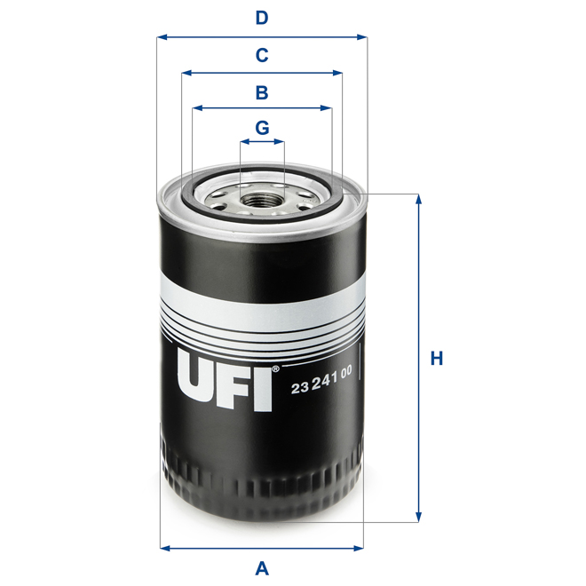 23-241-00 UFI OIL FILTER 23 241 00