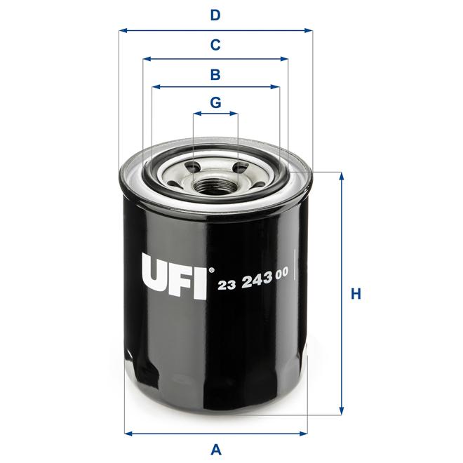 23-243-00 UFI OIL SPIN-ON FILTER
