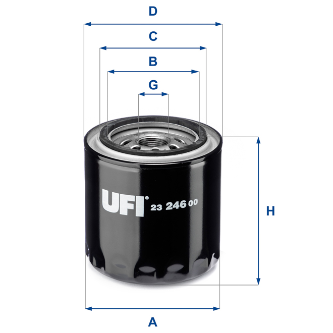 23-246-00 UFI OIL SPIN-ON FILTER