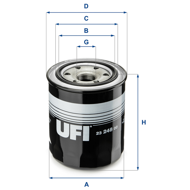 23-248-00 UFI OIL SPIN-ON FILTER