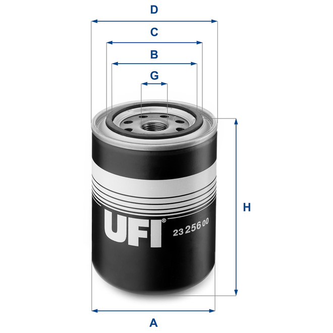 23-256-00 UFI OIL SPIN-ON FILTER