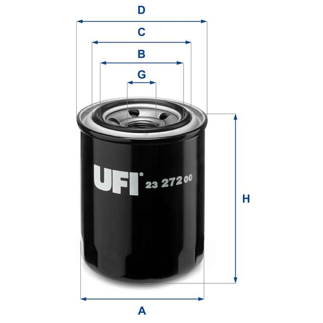 23-272-00 UFI OIL SPIN-ON FILTER