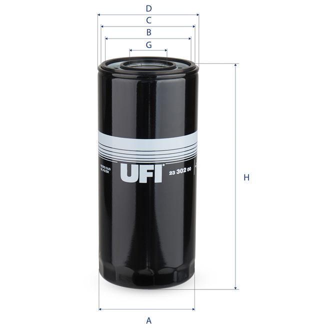 23-302-00 UFI OIL SPIN-ON FILTER