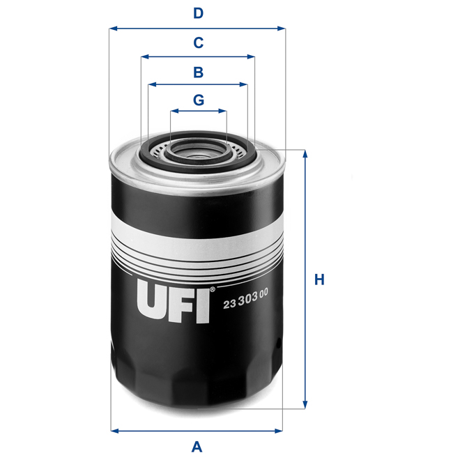 23-303-00 UFI OIL FILTER 23 303 00