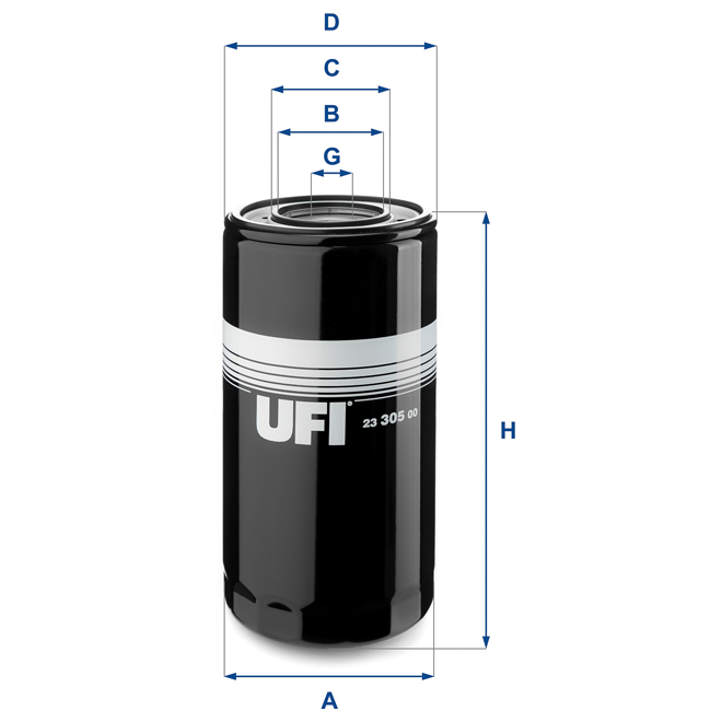 23-305-00 UFI OIL FILTER 23 305 00