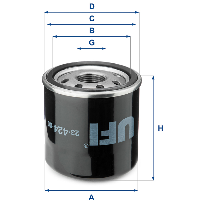 23-424-00 UFI OIL SPIN-ON FILTER