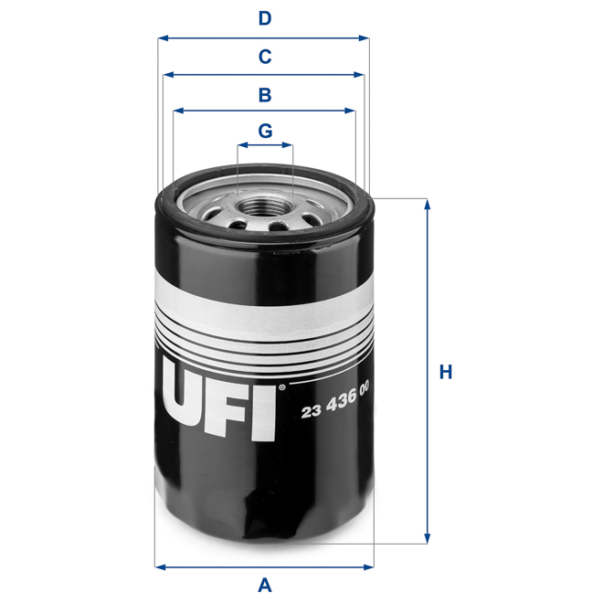 23-436-00 UFI OIL SPIN-ON FILTER