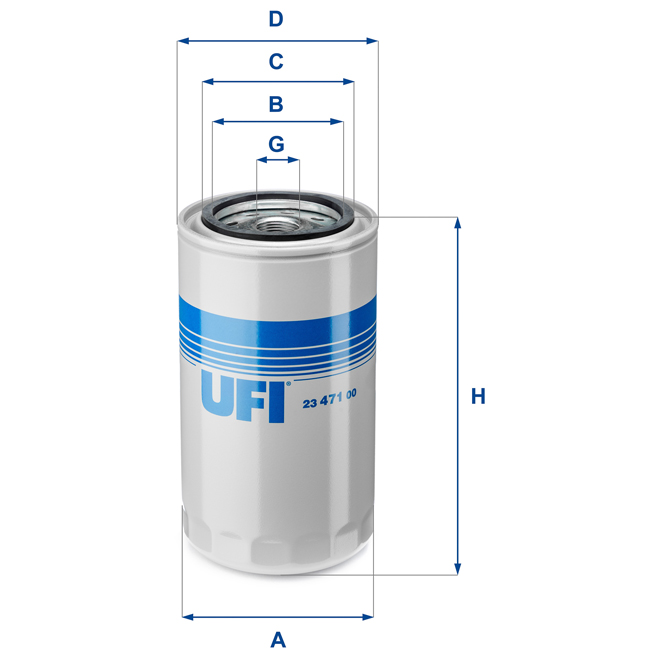 23-471-00 UFI OIL SPIN-ON FILTER