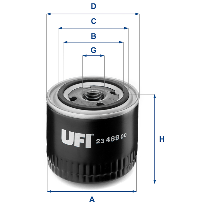 23-489-00 UFI OIL FILTER 23 489 00