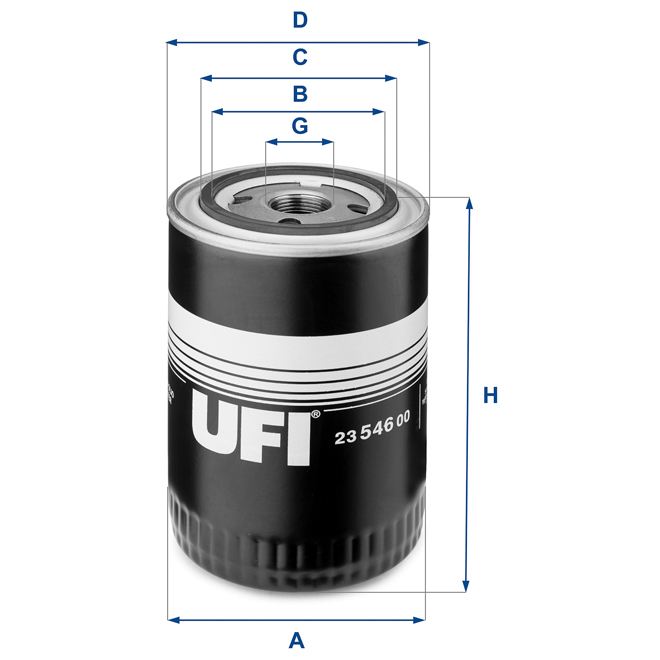 23-546-00 UFI OIL FILTER 23 546 00