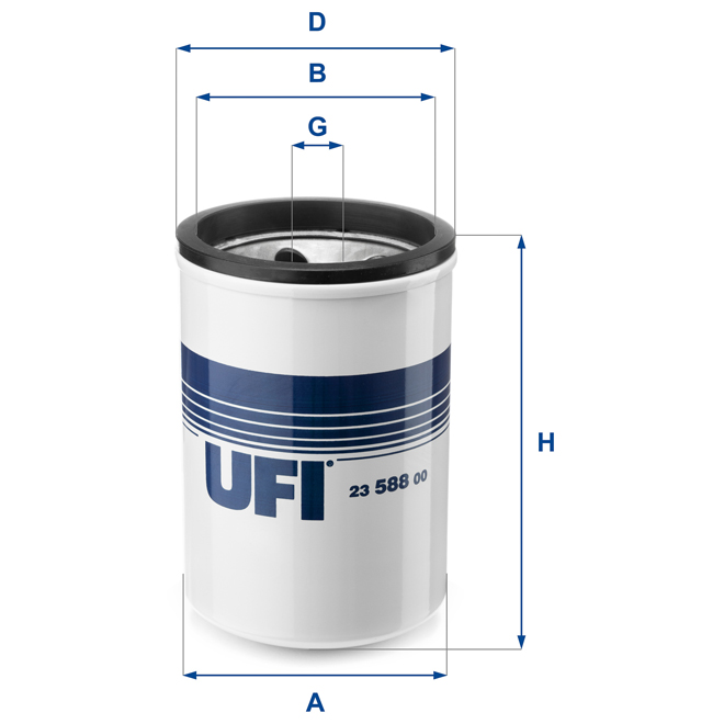 23-588-00 UFI OIL SPIN-ON FILTER