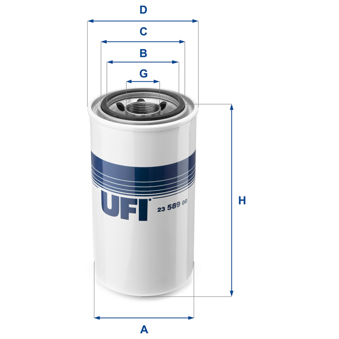 23-589-00 UFI OIL FILTER 23 589 00