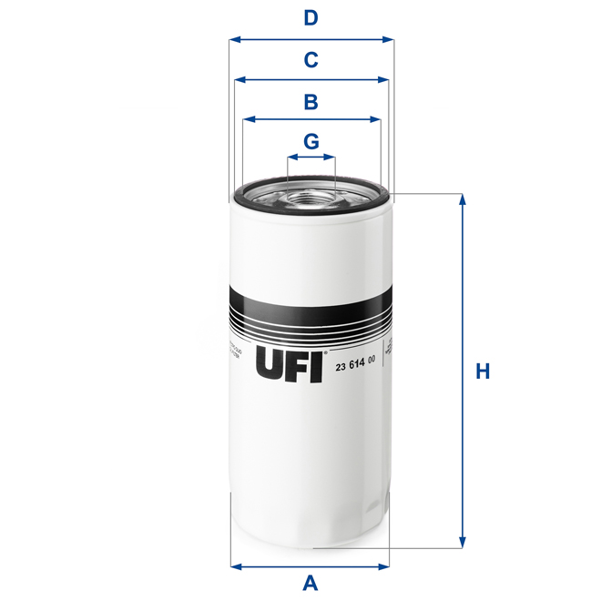 23-614-00 UFI OIL SPIN-ON FILTER