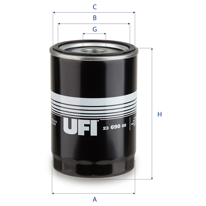 23-698-00 UFI OIL SPIN-ON FILTER