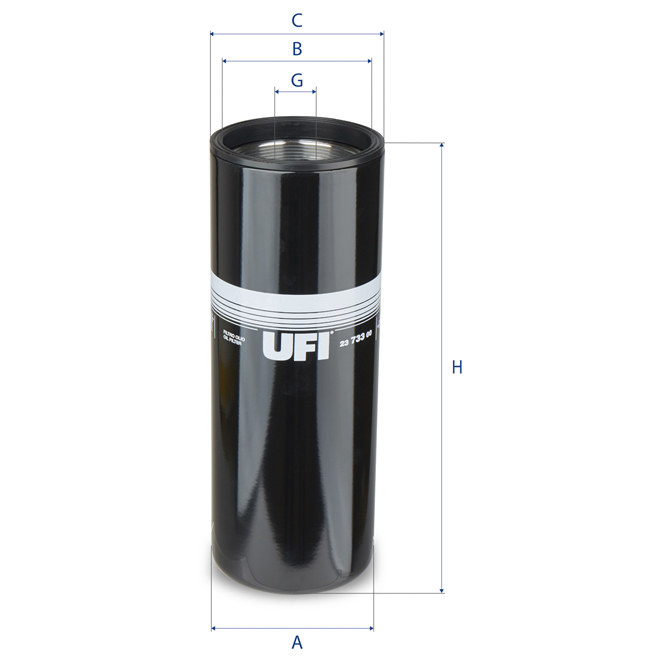 23-733-00 UFI OIL SPIN-ON FILTER