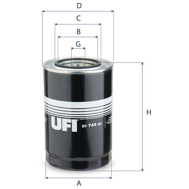 23-745-00 UFI DIESEL FILTER