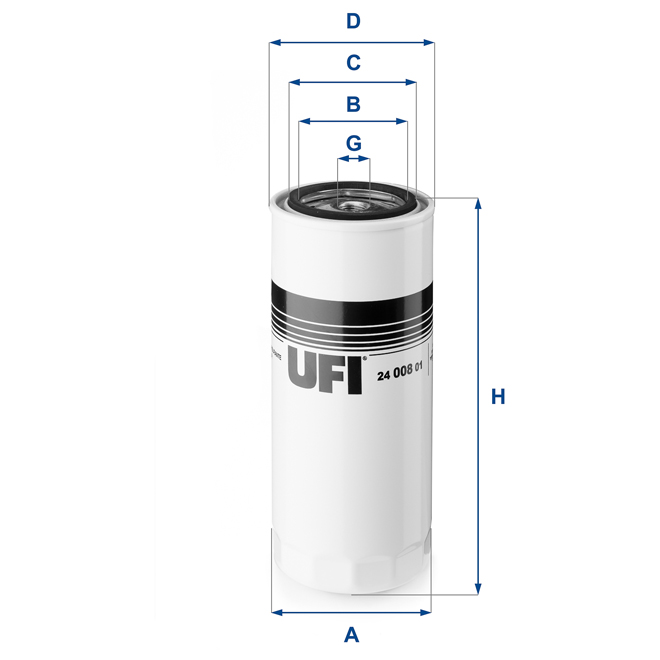 24-008-01 UFI DIESEL FILTER