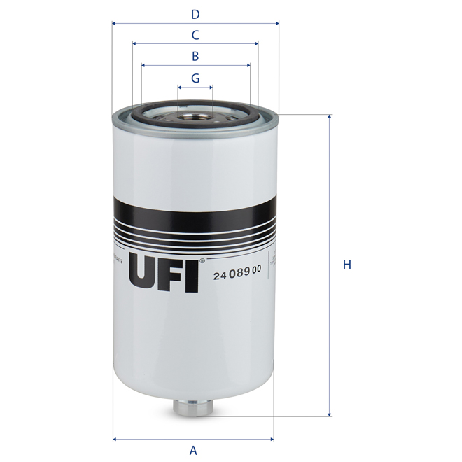 24-089-00 UFI FUEL FILTER 24 089 00