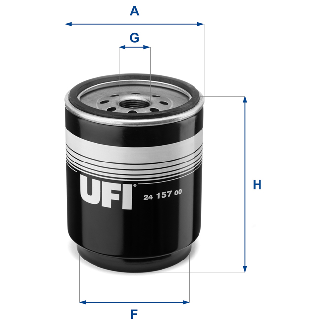 24-157-00 UFI FUEL FILTER 24 157 00