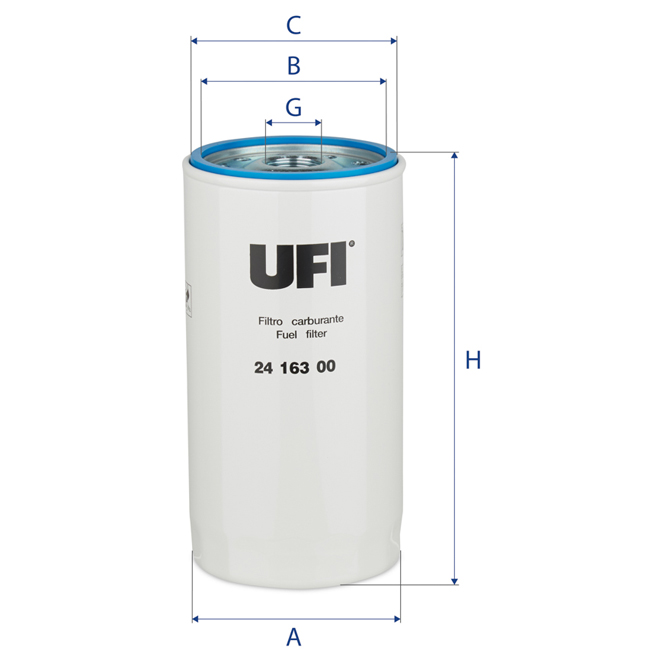 24-163-00 UFI DIESEL FILTER