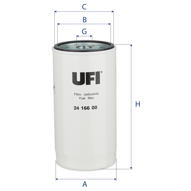 24-166-00 UFI DIESEL FILTER