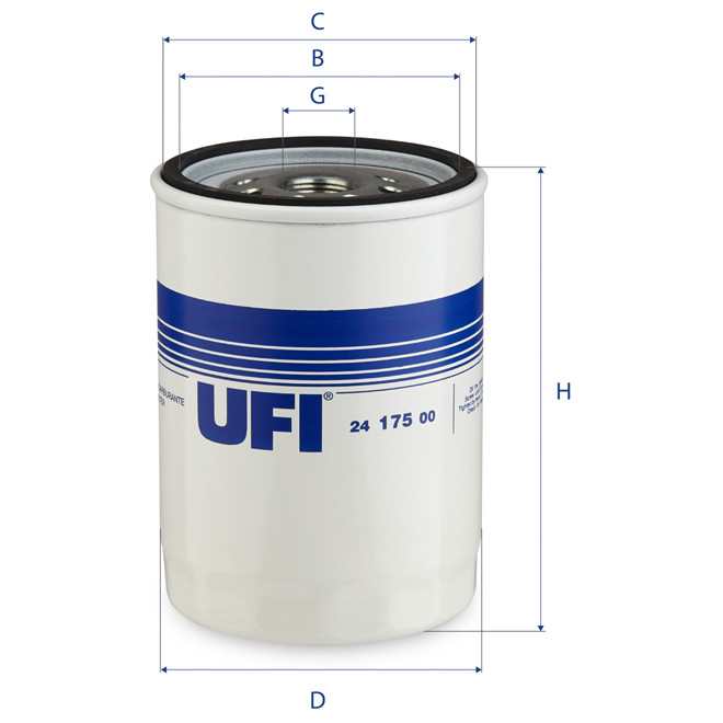 24-175-00 UFI DIESEL FILTER