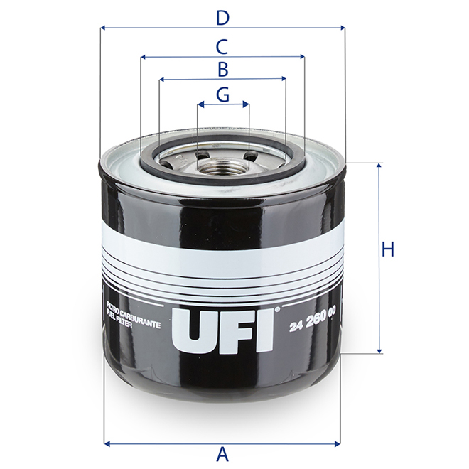 24-260-00 UFI DIESEL FILTER
