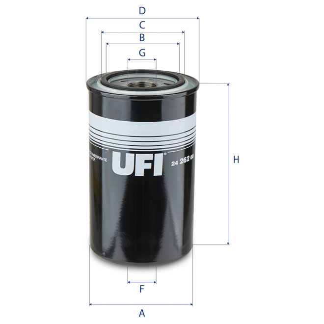 24-262-00 UFI DIESEL FILTER