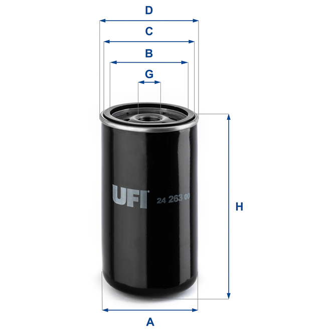 24-263-00 UFI DIESEL FILTER